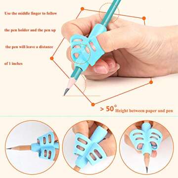 Pencil Grips Writing Aid - Enhance Writing Comfort & Skills