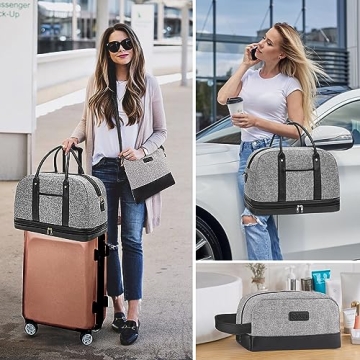 Stylish Canvas Weekender Bag for Women - Travel Essentials