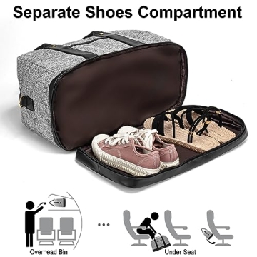 Stylish Canvas Weekender Bag for Women - Travel Essentials