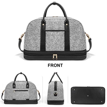Stylish Canvas Weekender Bag for Women - Travel Essentials