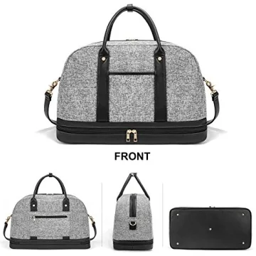 Stylish Canvas Weekender Bag for Women - Travel Essentials