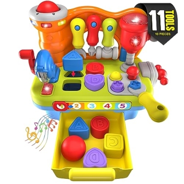 Toys for 1 Year Old Boy Birthday Gifts for Baby Boy Toy, Musical Learning Workbench Toy for Boys Kid...