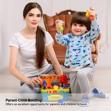 Musical Learning Workbench Toy for Kids Age 1-3