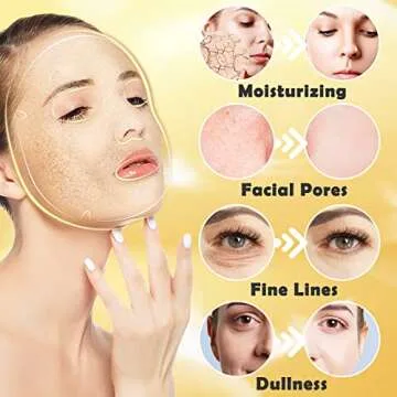 Permotary 24k Gold Crystal Collagen Facial Masks