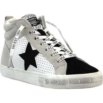 VINTAGE HAVANA Lester Black Multi (us_Footwear_Size_System, Adult, Women, Numeric, Medium, Numeric_8)