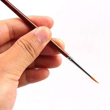 Fine Detail Paint Brush Set for Watercolor and Acrylic