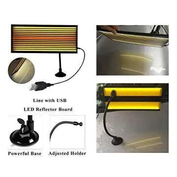 GLISTON DIY Paintless Dent Repair Kit 89pcs Dent Puller Tools Slide Hammer for Car Hail Damage Dent & Ding Remover