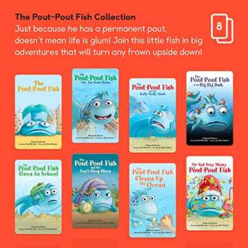 Yoto The Pout-Pout Fish Collection – 8 Charming Audiobook Cards for Kids' Fun and Learning