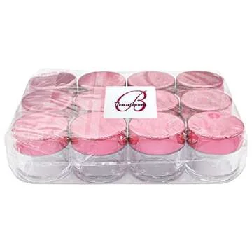 Beauticom 7 Gram Thick Wall Leak Proof Acrylic Jars