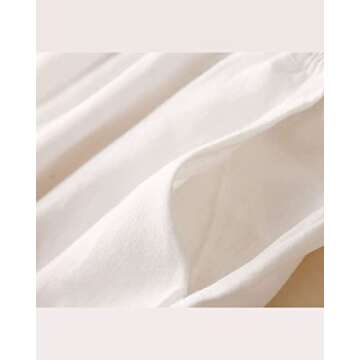 Aeneontrue Women's 100% Linen Palazzo Trousers with Pockets