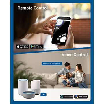 DEWENWILS Pool Pump Timer with Wi-Fi Control and Alexa