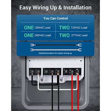 DEWENWILS Pool Pump Timer with Wi-Fi Control and Alexa