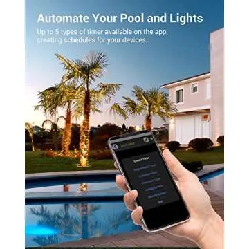 DEWENWILS Pool Pump Timer with Wi-Fi Control and Alexa