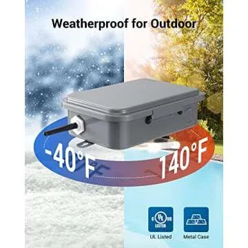 DEWENWILS Pool Pump Timer with Wi-Fi Control and Alexa