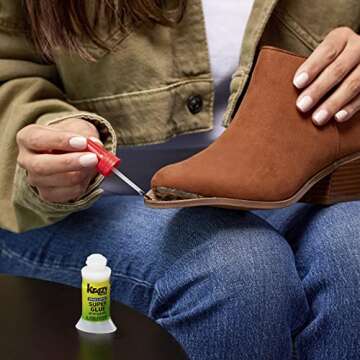 Krazy Glue, Home & Office, Super Glue, Brush Tip, 5g, 1 Count