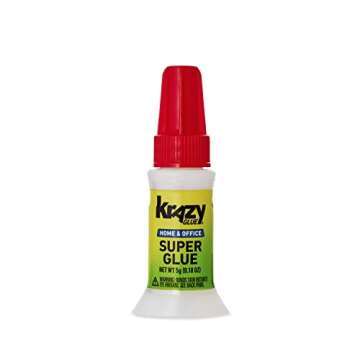 Krazy Glue, Home & Office, Super Glue, Brush Tip, 5g, 1 Count