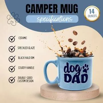 Cute Funny Coffee Mug for Dog Lovers Gift Idea