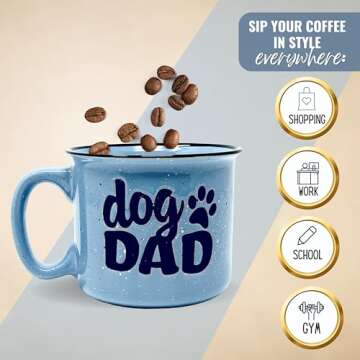 Cute Funny Coffee Mug for Dog Lovers Gift Idea