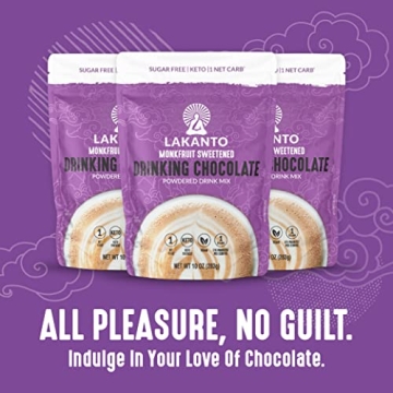 Lakanto Sugar Free Drinking Chocolate for Guilt-Free Indulgence