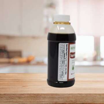 Keystone Pantry Sugar-Free Alternative Molasses – 16 OZ Bottle - Vegan & Gluten Free – Low Sugar...