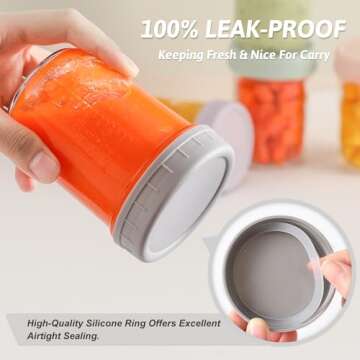 VITEVER 12 Pack Glass Baby Food Storage Containers - 8 oz Baby Food Storage Jars With Lids, Baby Food Maker, Microwave, Dishwasher & Freezer Safe