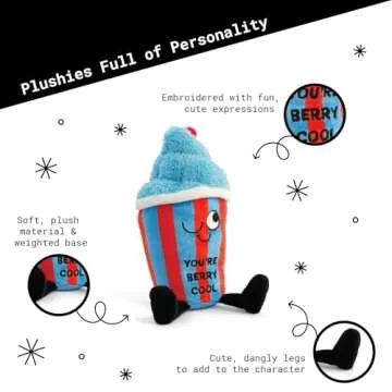 Punchkins Snocone Plushie - You're Berry Cool Ice Dessert