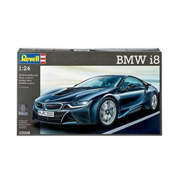 Revell Germany 1/24 BMW I8 Model Kit - Precision Craftsmanship for Car Enthusiasts