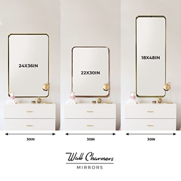 Wallcharmers Gold Mirror | Elegant Style & Durable Quality