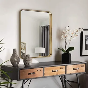 Wallcharmers Gold Mirror | Elegant Style & Durable Quality