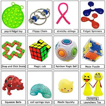 ToyerBee Pop Fidget Sensory Toys Set for All Ages