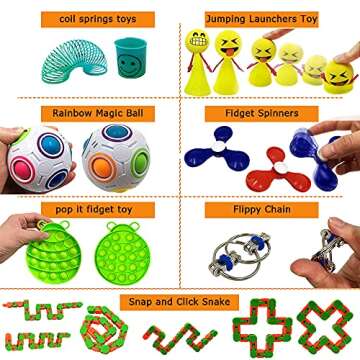ToyerBee Pop Fidget Sensory Toys Set for All Ages
