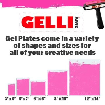 Gelli Arts Gel Printing Plate for Home Art Projects
