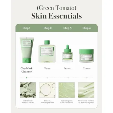 Discover the FULLY Green Tomato Skincare Pore Care Bundle