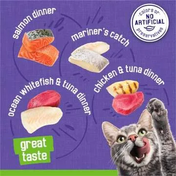 Purina Friskies Pate Wet Cat Food Variety Pack Seafood and Chicken Pate Favorites 40ct VP - (Pack of 40) 5.5 oz. Cans
