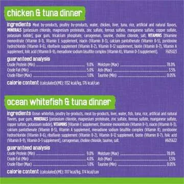 Purina Friskies Pate Wet Cat Food Variety Pack Seafood and Chicken Pate Favorites 40ct VP - (Pack of 40) 5.5 oz. Cans