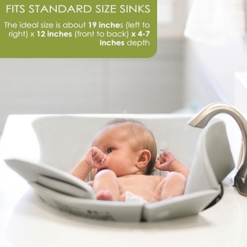 Puj Tub: Soft In-Sink Baby Bathtub for Comfortable Bathing
