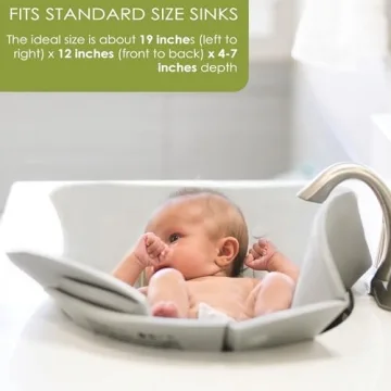 Puj Tub: Soft In-Sink Baby Bathtub for Comfortable Bathing