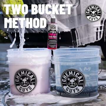 Chemical Guys DIRTTRAP03 Cyclone Dirt Trap Car Wash Bucket Insert Car Wash Filter Removes Dirt and Debris While You Wash (Blue) 12" Diameter Great For Washing Cars, Trucks, SUVs, RVs & More