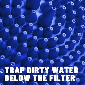 Chemical Guys DIRTTRAP03 Cyclone Dirt Trap Car Wash Bucket Insert Car Wash Filter Removes Dirt and Debris While You Wash (Blue) 12" Diameter Great For Washing Cars, Trucks, SUVs, RVs & More