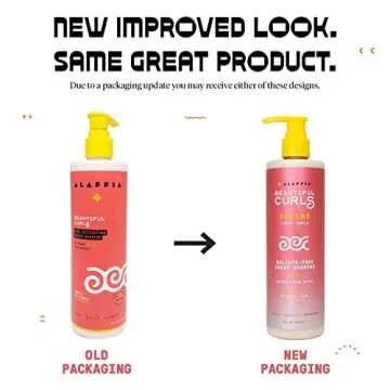 Alaffia Hair Care, Beautiful Curls Curl Defining Cream Shampoo, Coily to Curly Hair Products, Natura...