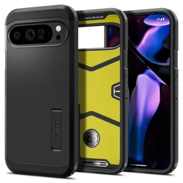 Spigen Tough Armor Case for Pixel 9 Pro XL - Military-Grade Protection with Kickstand