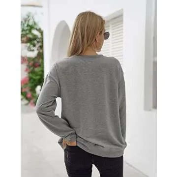 Halloween Skull Graphic Sweatshirt for Trendy Fall Style