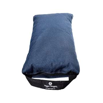 Hugger Mugger Yoga Sandbag - Navy, 10 lb - Ultimate Stability for Your Practice