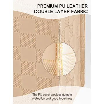 Stylish PU Leather Tissue Box Cover for Elegant Decor