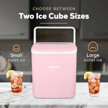 Igloo 26-Pound Portable Ice Maker - Self-Cleaning & Stylish