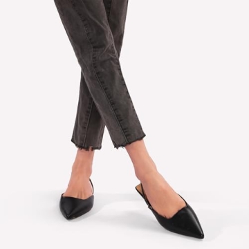 Riekhany Slingback Flats Stylish Comfortable Slip-On Shoes