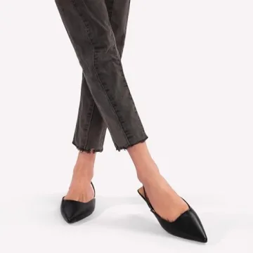 Riekhany Slingback Flats Stylish Comfortable Slip-On Shoes