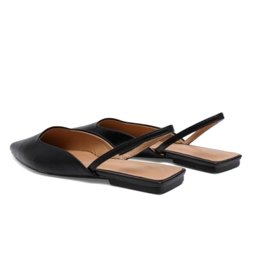 Riekhany Slingback Flats Stylish Comfortable Slip-On Shoes