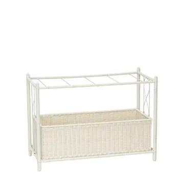 Household Essentials ML-5017 Indoor Outdoor Resin Wicker Planter Stand, 2 Piece