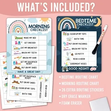 Hadley Designs Kids Daily Schedule Chart for Fun Routines